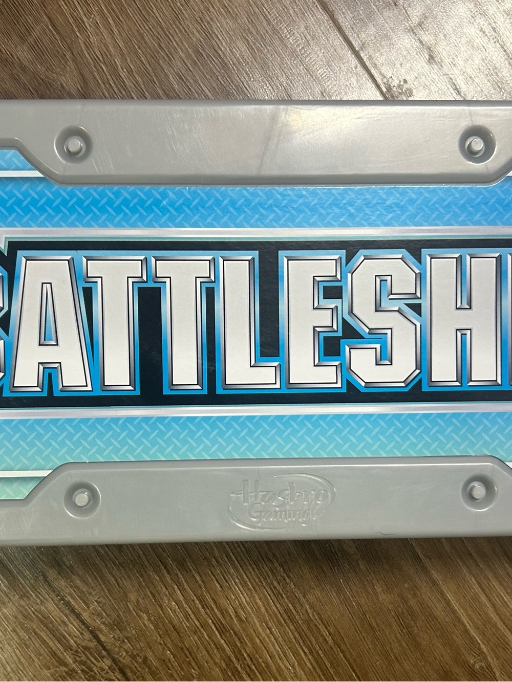 Hasbro Battleship Carry Case - Light Blue and Gray